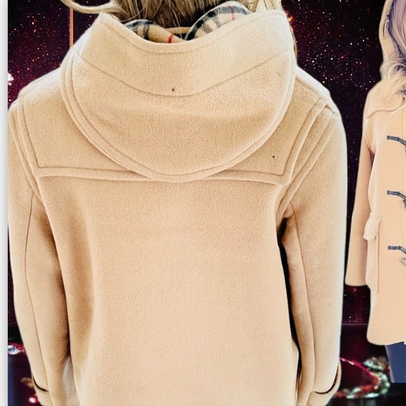 Burberry Wool Toggle Duffel Coat Camel Tan US Size 8 Host pick!⭐️🔥💕 - Picture 8 of 11